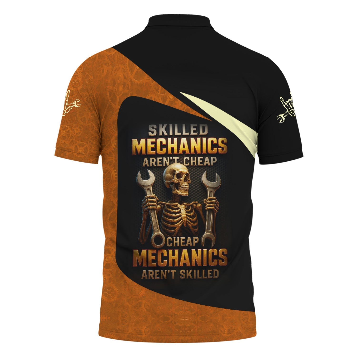 Blisscorners Personalized T-Shirt Skill Mechanics Hand Clean Money Shirt For Mechanics