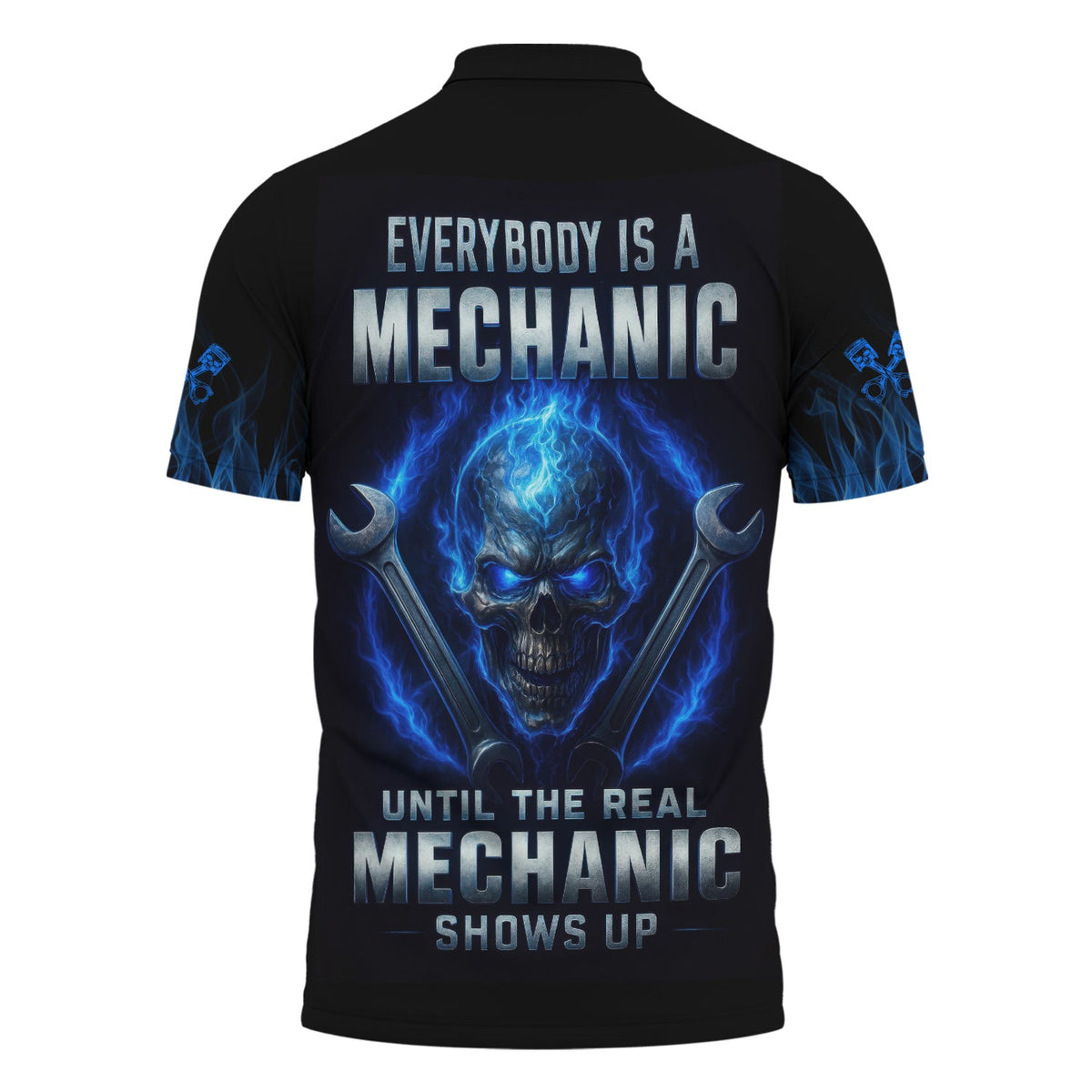 Blisscorners Custom Name Mechanic Shirt Everybody Is A Mechanic Until The Real Mechanic Shows Up T Shirt