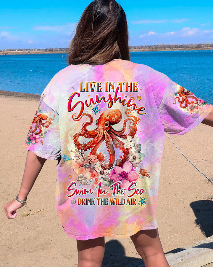 BLISSCORNERS LIVE IN THE SUNSHINE OCTOPUS ALL OVER PRINT