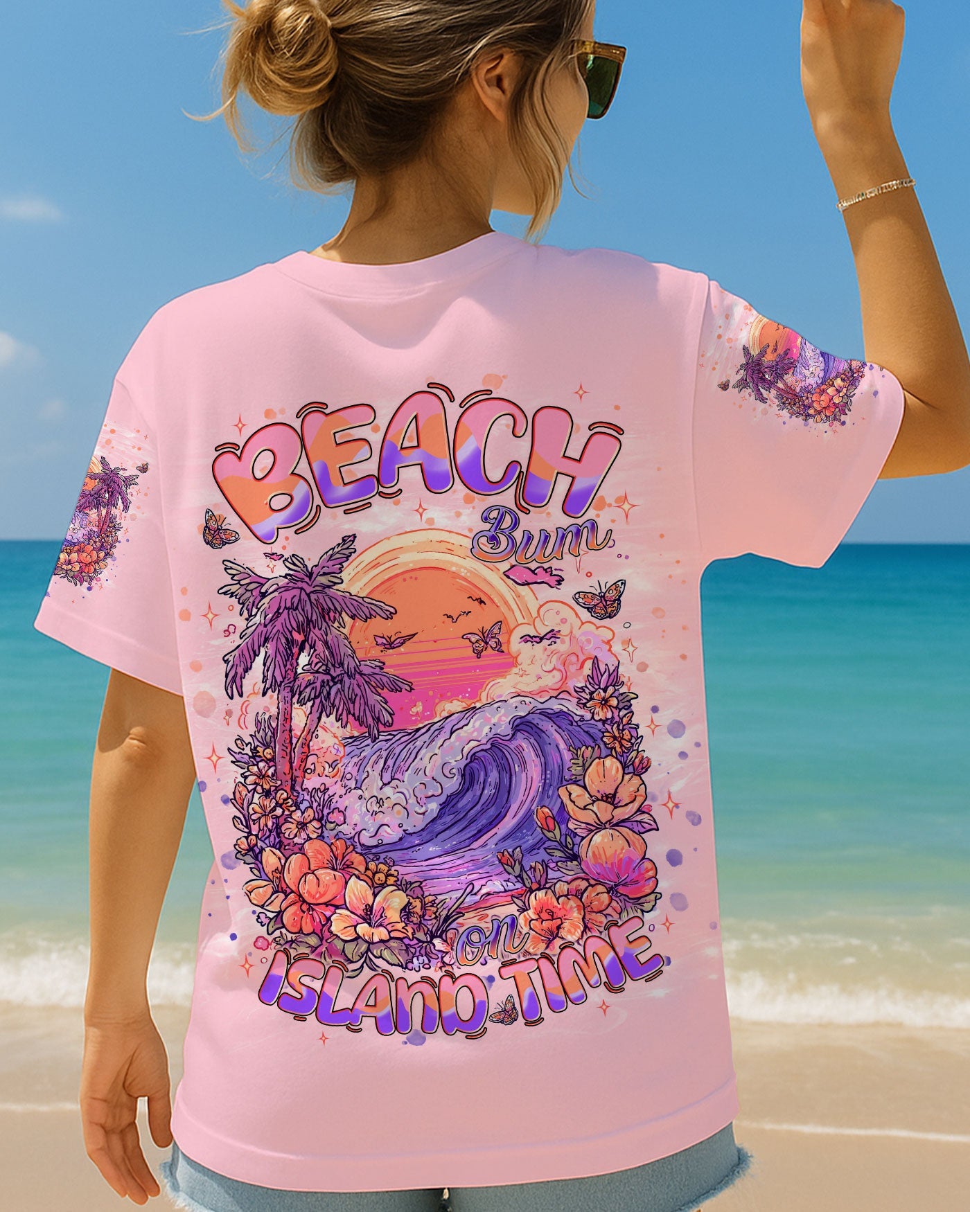BLISSCORNERS BEACH BUM ON ISLAND TIME ALL OVER PRINT