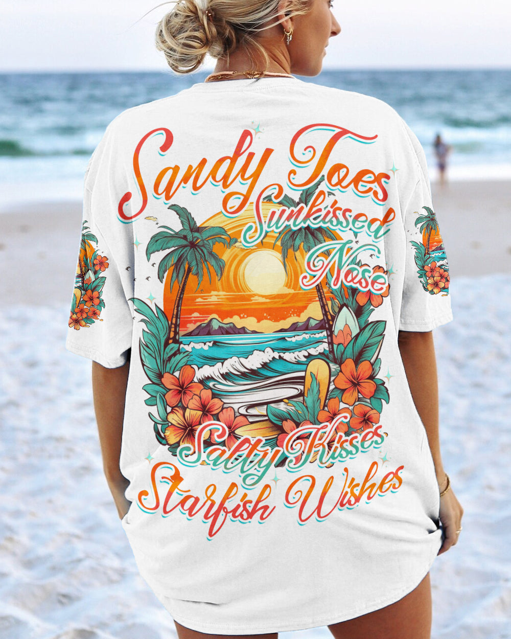 BLISSCORNERS SANDY TOES SUNKISSED NOSE ALL OVER PRINT