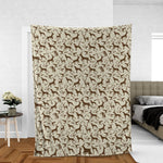 Blisscorners Deer Hunting Pattern Fleece Blanket - Gift for Hunters Men Women Home Accessories LM1611