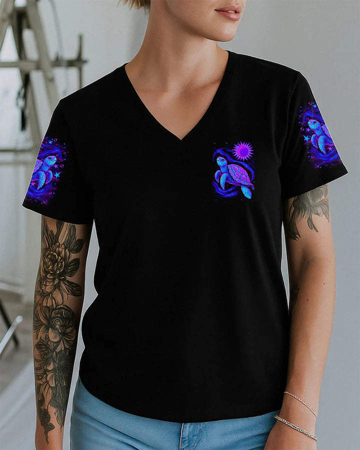 BLISSCORNERS SALTWATER HEALS EVERYTHING TURTLE ALL OVER PRINT 2