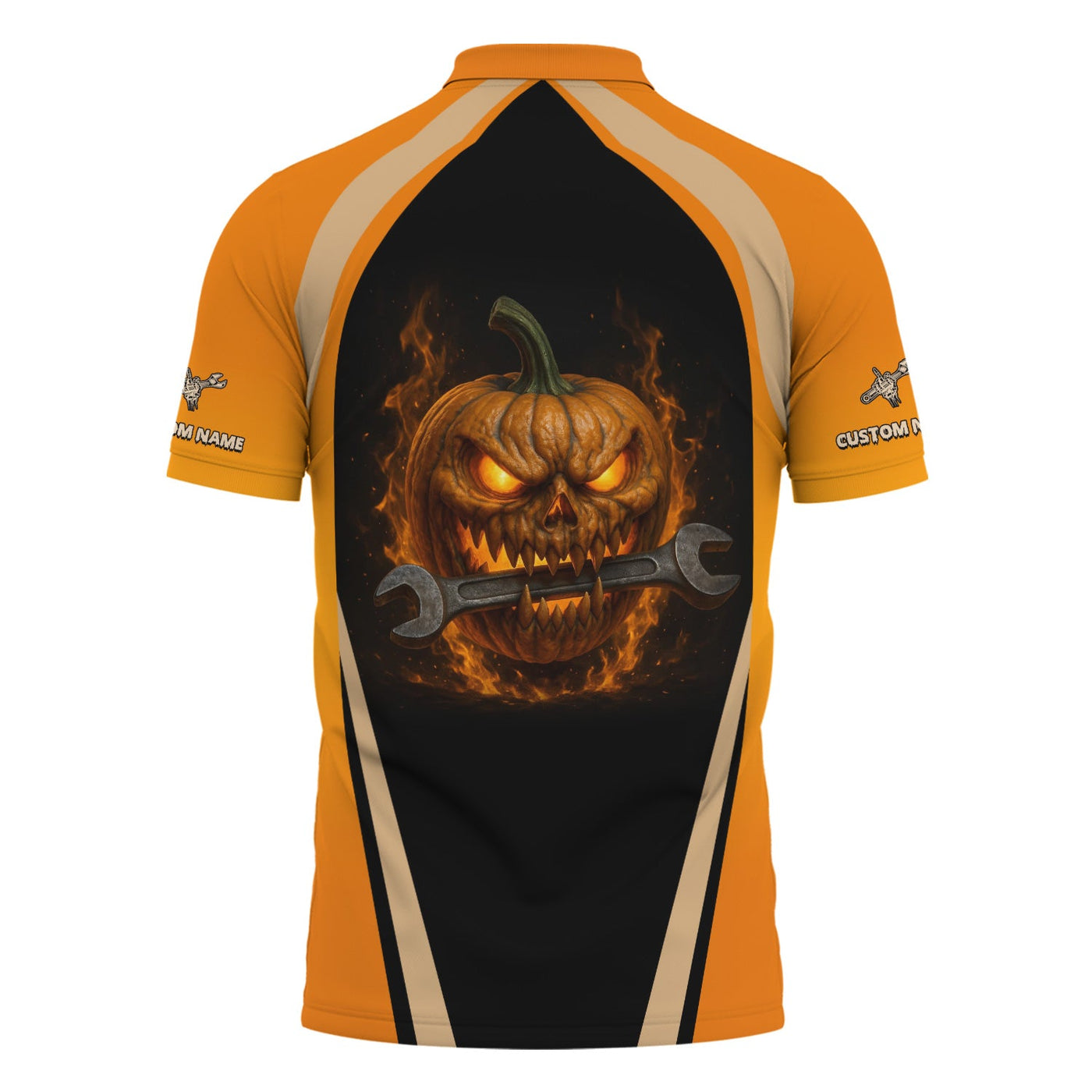Blisscorners Personalized Mechanic Shirt, Funny Halloween Design These Pumpkins Are Taken By A Crazy Mechanic, Gift For Men