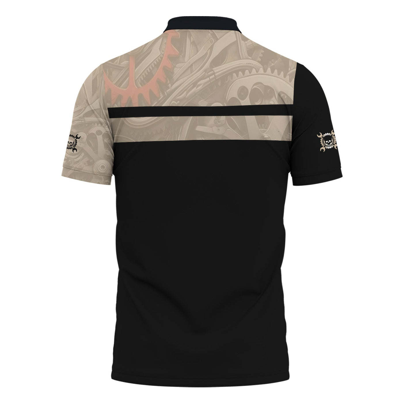 Blisscorners Personalized Mechanic Shirt, Straight Hustle All Day Everyday, Skull and Wrenchs Design, Gift For Men