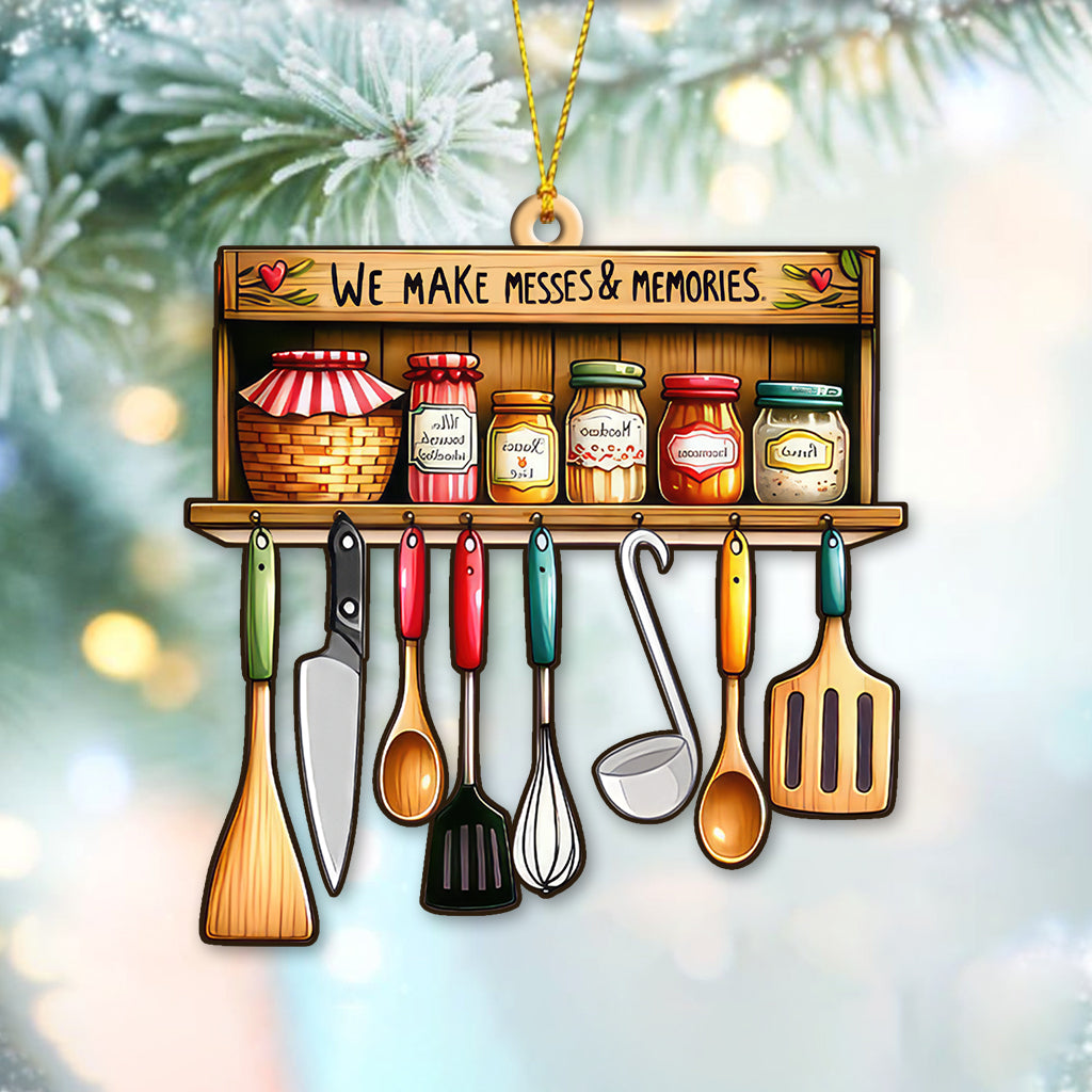 Blisscorners Custom Ornament, Kitchen Vibe Ornament, Christmas Decor2D Flat LM2211