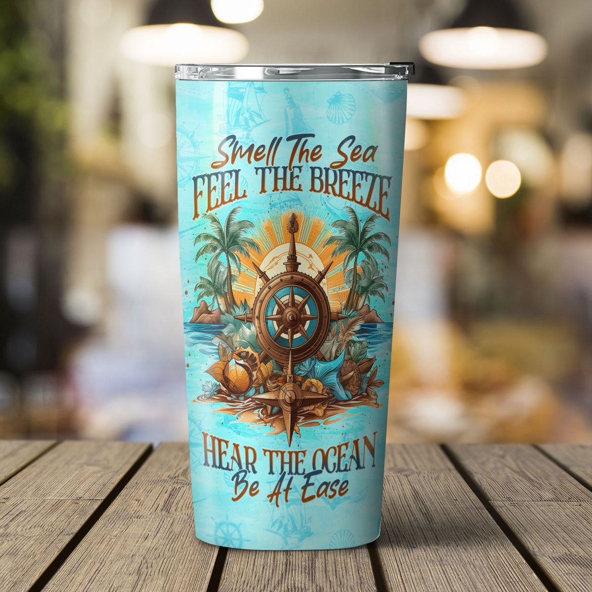 BLISSCORNERS SMELL THE SEA FEEL THE BREEZE TUMBLER