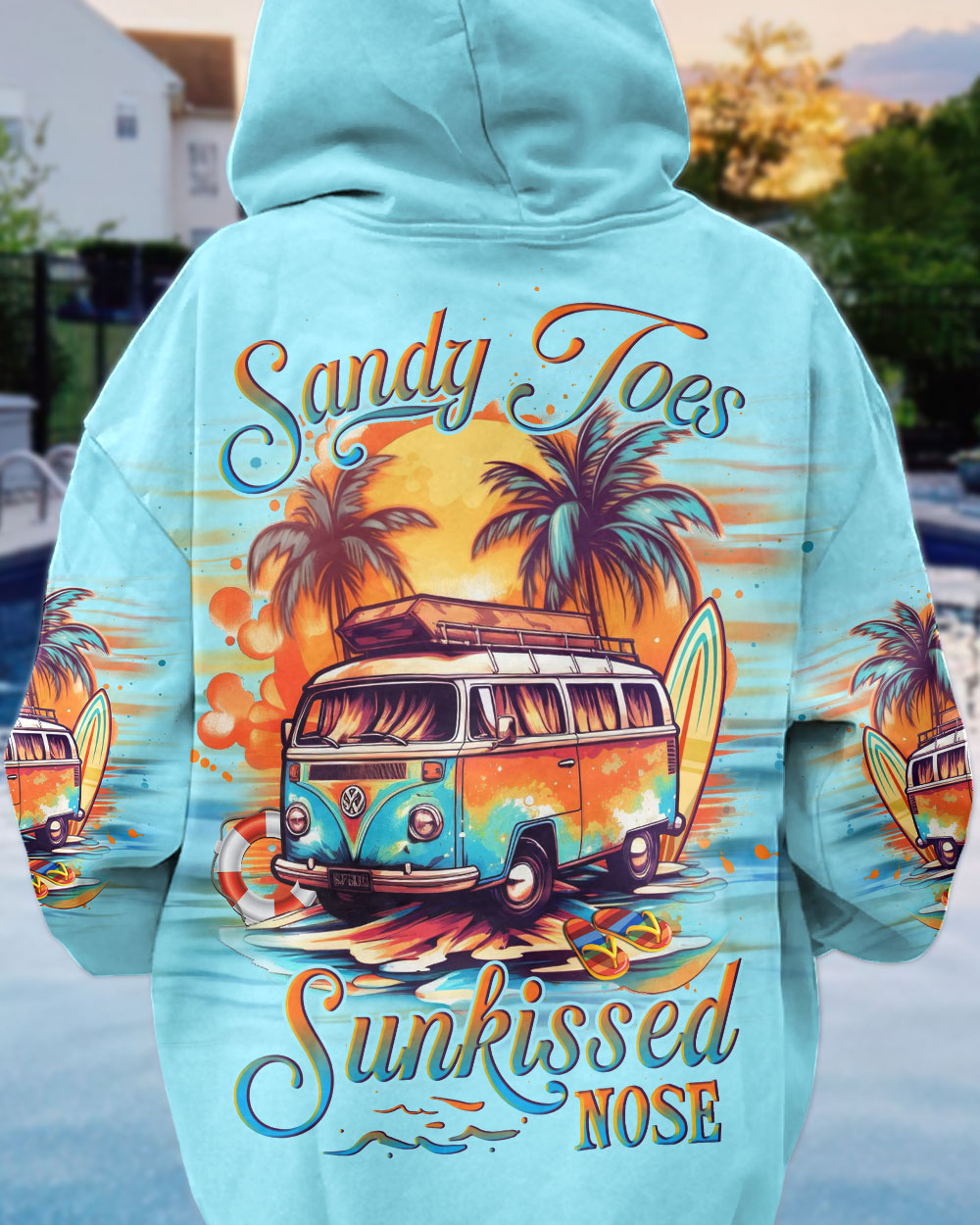 BLISSCORNERS SANDY TOES SUNKISSED NOSE ALL OVER PRINT