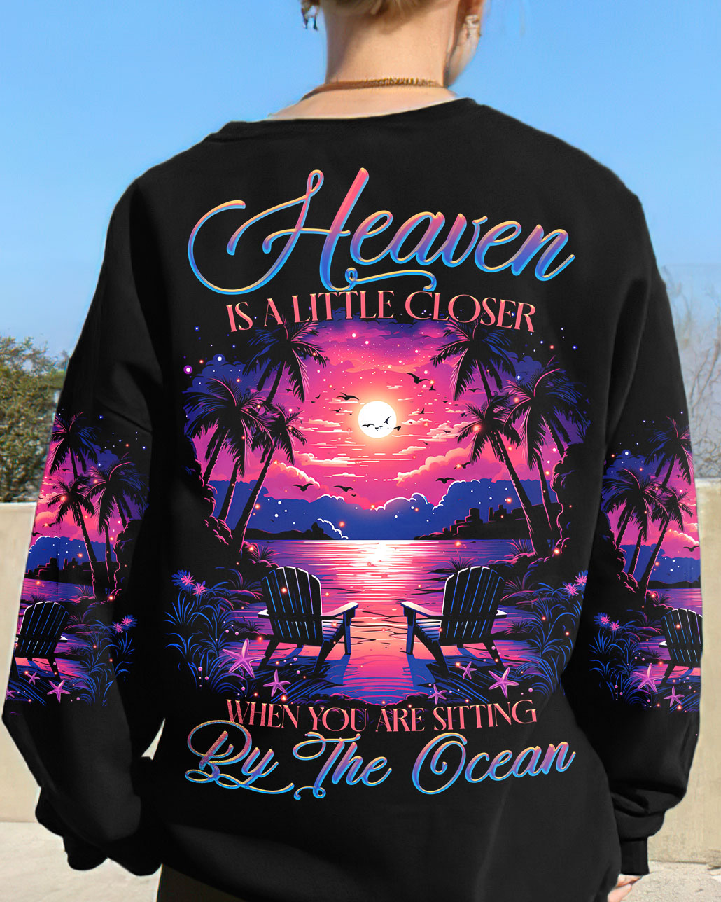 BLISSCORNERS SITTING BY THE OCEAN ALL OVER PRINT