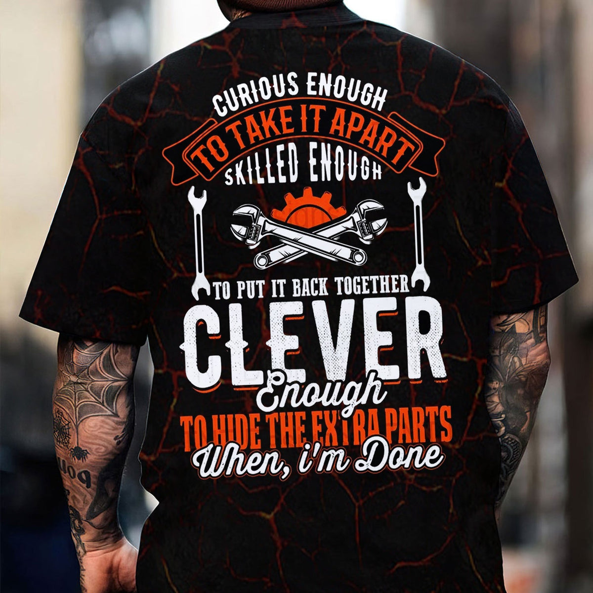 Blisscorners Custom Name Funny Mechanic Shirt Curious Enough To Take It Apart Mechanic Jacket Hoodie