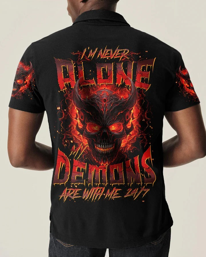 BLISSCORNERS I'M NEVER ALONE SKULL DEMON ALL OVER PRINT 2