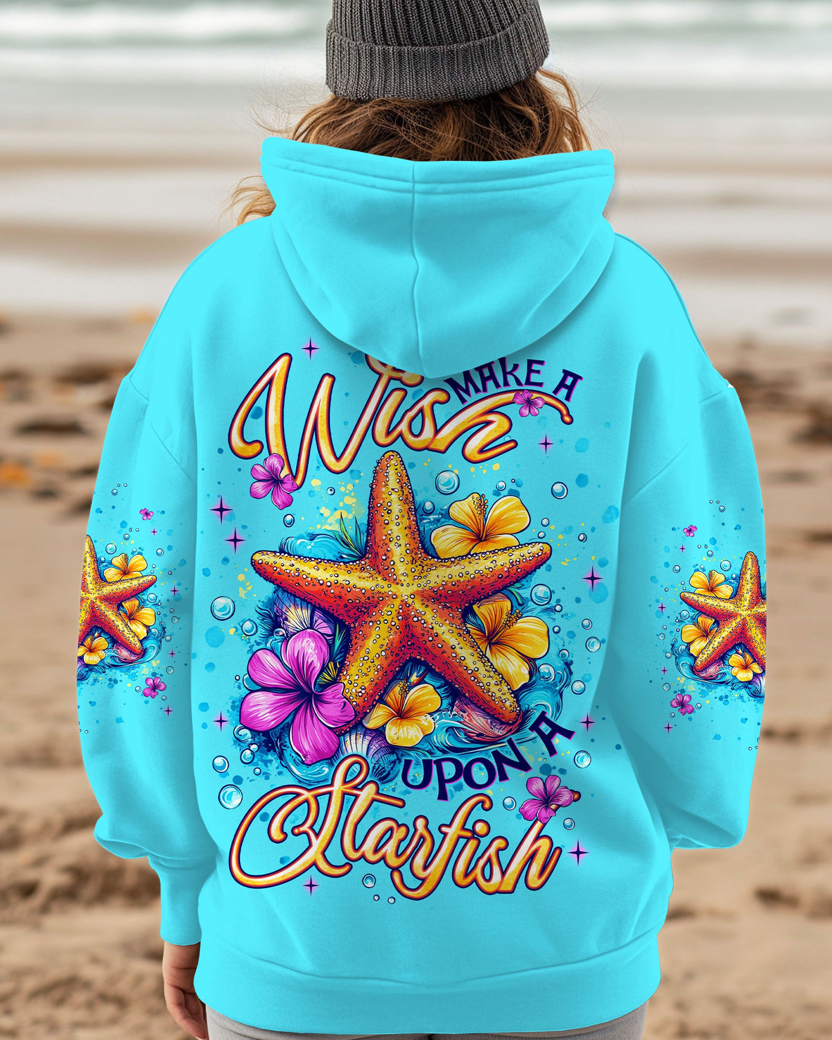BLISSCORNERS MAKE A WISH UPON A STARFISH ALL OVER PRINT