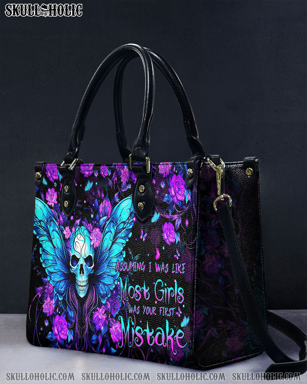 BLISSCORNERS YOUR FIRST MISTAKE LEATHER HANDBAG
