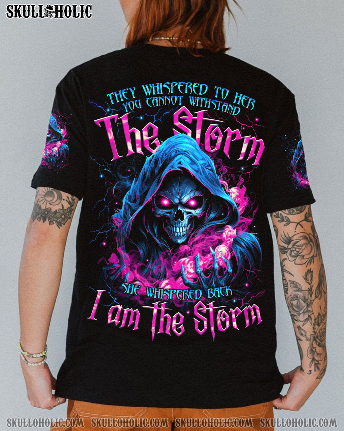 BLISSCORNERS I AM THE STORM SKULL ALL OVER PRINT