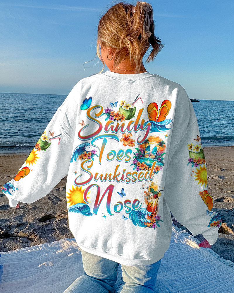 BLISSCORNERS SANDY TOES SUNKISSED NOSE ALL OVER PRINT