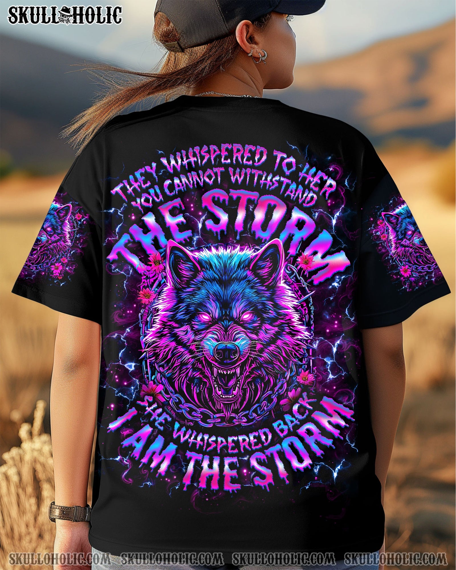 BLISSCORNERS I AM THE STORM WOLF ALL OVER PRINT