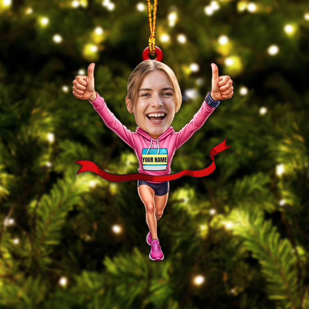 Blisscorners Running Lover, Home Decor, Christmas Ornament2D Flat LM2111