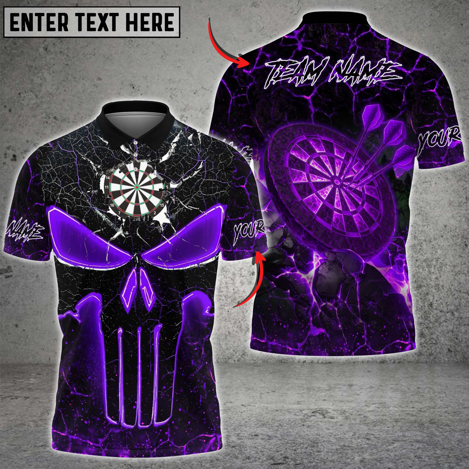 Blisscorners Bowling Flaming Skull Multicolor Customized Name, Team Name 3D Shirt