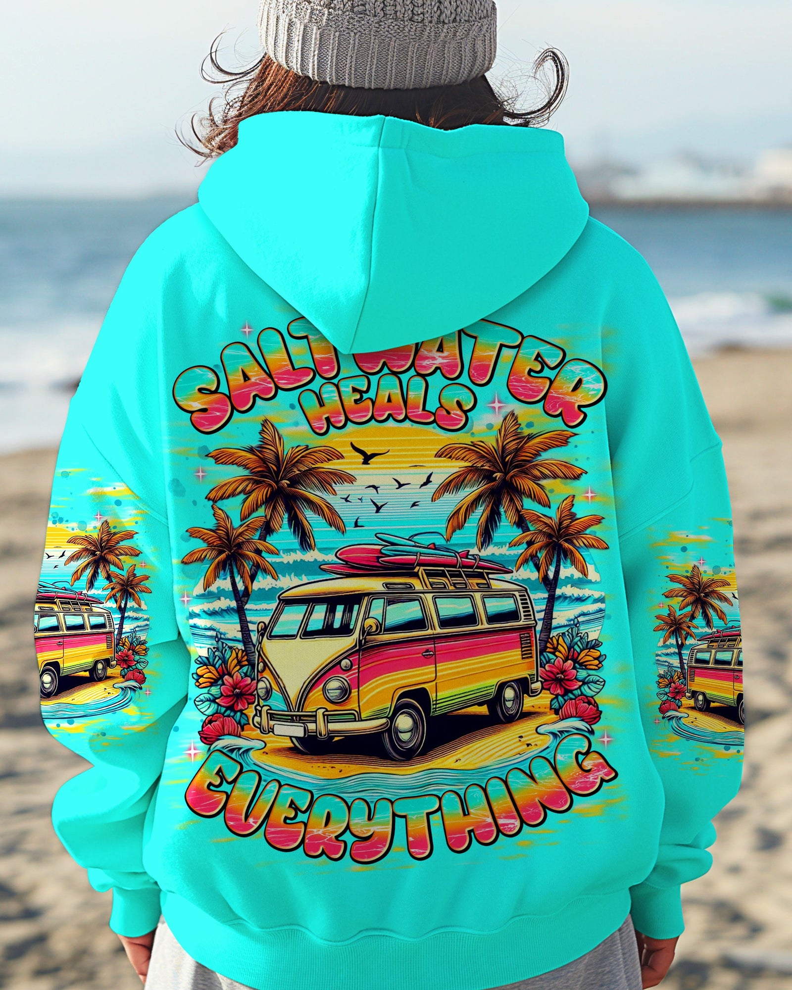 BLISSCORNERS SALTWATER HEALS EVERYTHING ALL OVER PRINT