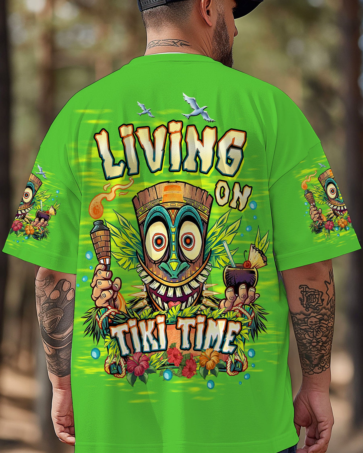 BLISSCORNERS LIVING ON TIKI TIME ALL OVER PRINT