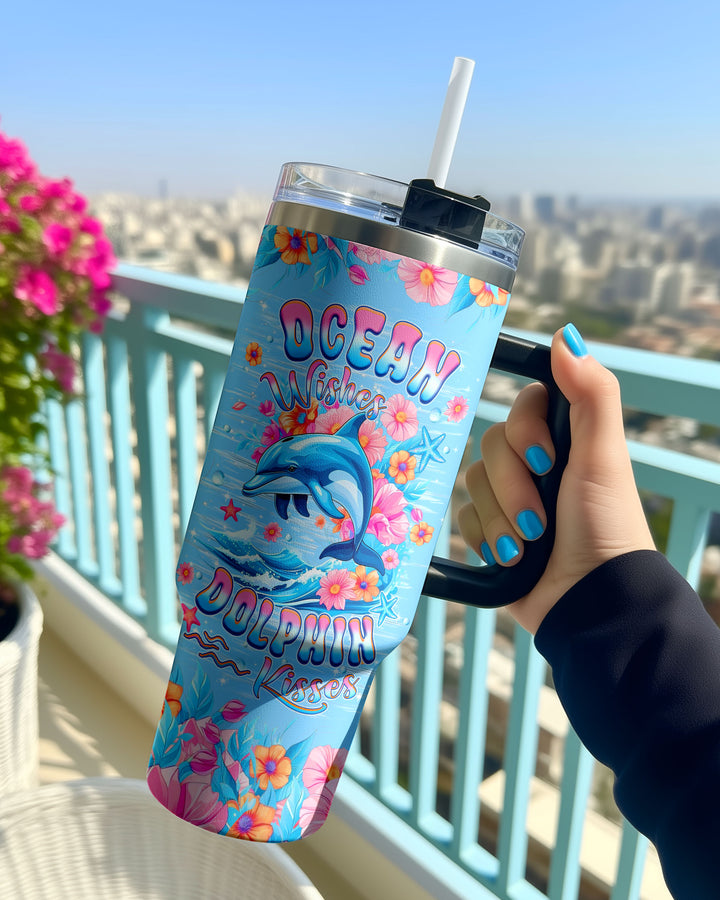 BLISSCORNERS OCEAN WISHES DOLPHIN KISSES TUMBLER - YHHN1709254