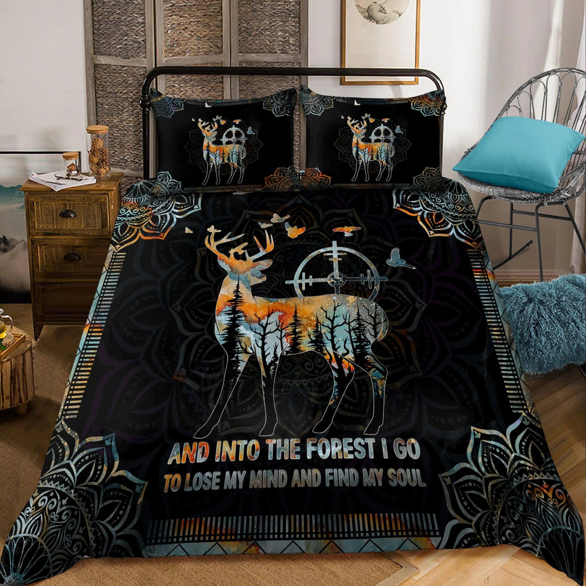 Blisscorners Deer Hunting Find My Soul Blanket