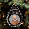 (Photo Inserted) Blisscorners Although You Cannot See Me Im Always With You - Personalized Custom Acrylic Ornament