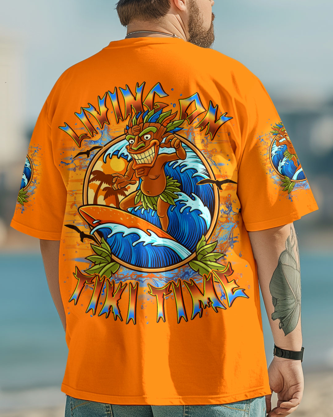 BLISSCORNERS LIVING ON TIKI TIME ALL OVER PRINT