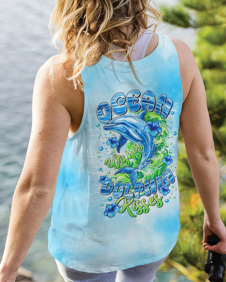 BLISSCORNERS OCEAN WISHES DOLPHIN KISSES ALL OVER PRINT 1