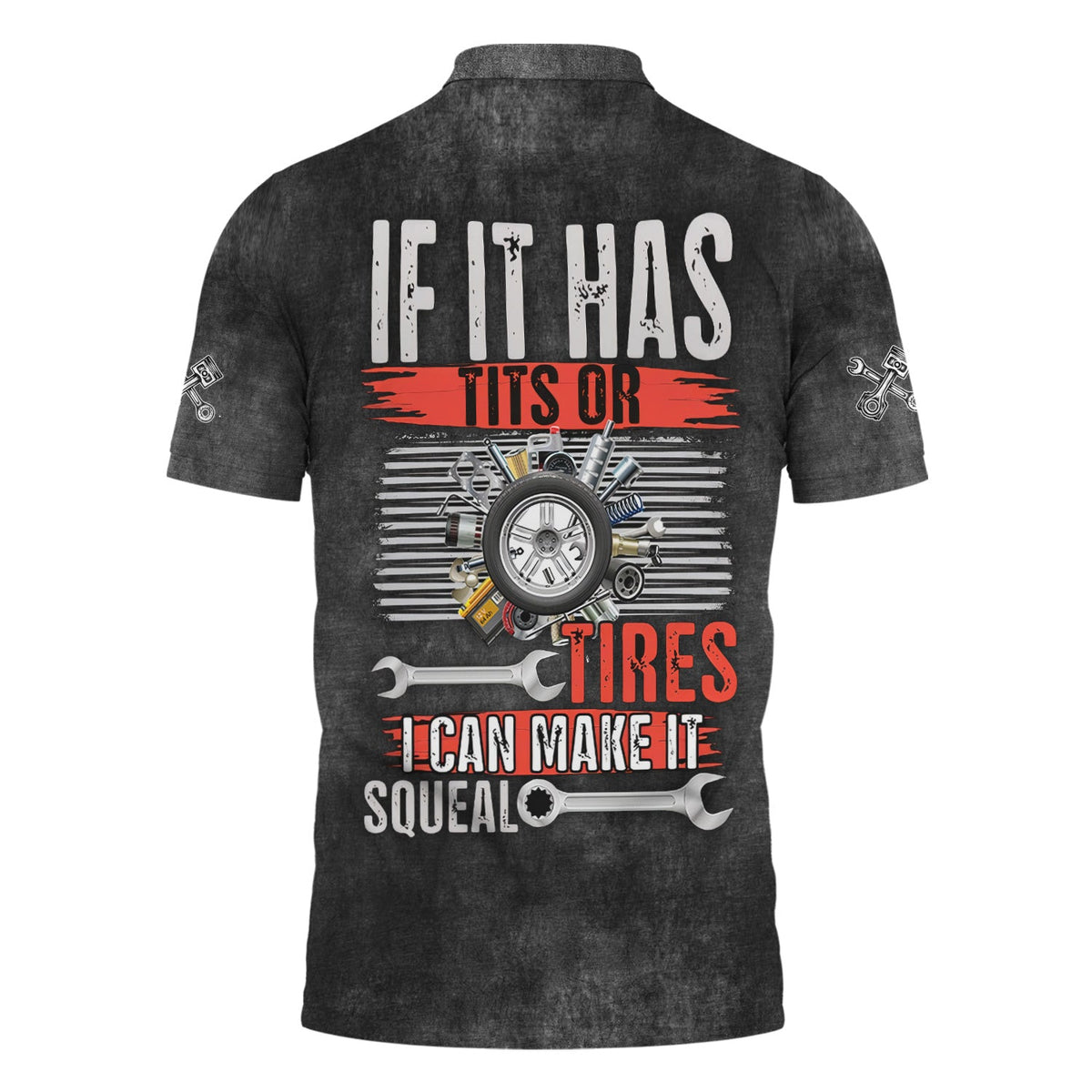 Blisscorners Funny Mechanic T Shirt If It Has Tires I Can Make It Squeal Auto Repair Garage Workwear Tee Car Repair Shirt Gift For Men Dad Husband