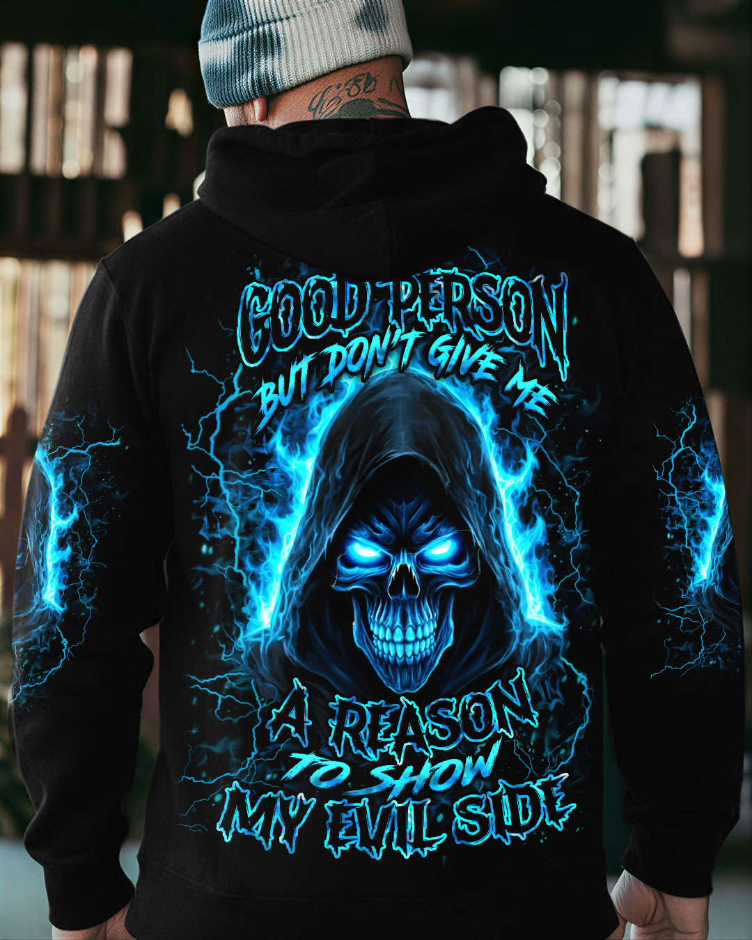 BLISSCORNERS I'M A GOOD PERSON REAPER ALL OVER PRINT