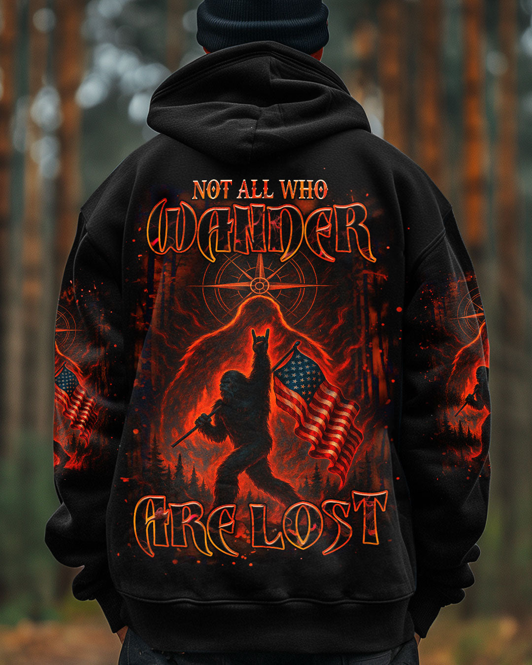 BLISSCORNERS NOT ALL WHO WANDER ARE LOST ALL OVER PRINT