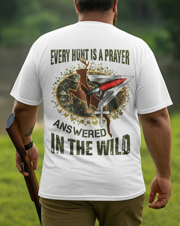 Blisscorners Every Hunt Shirt, Personalized Hunting 3D Shirt - White