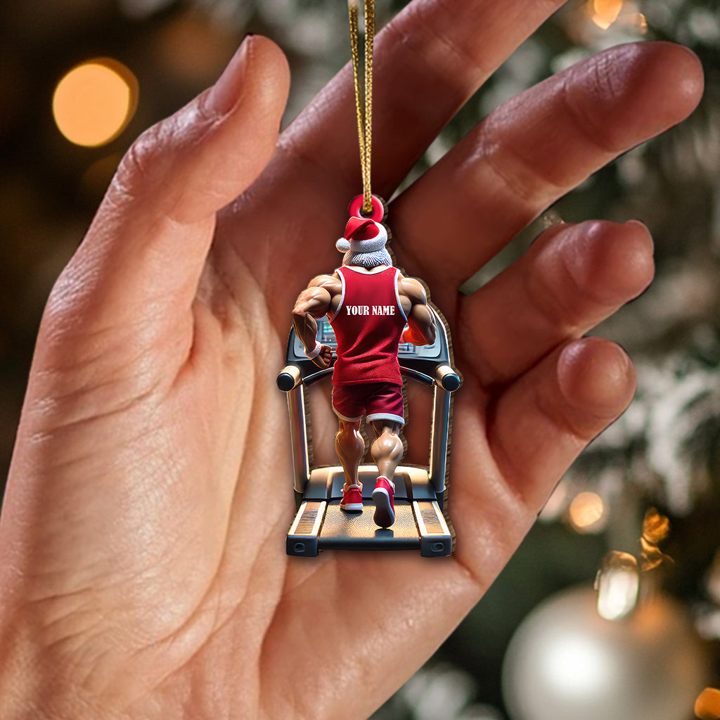 Blisscorners Custom Name Gym Ornament, Gymnastics Christmas Gift42D Flat LM2211