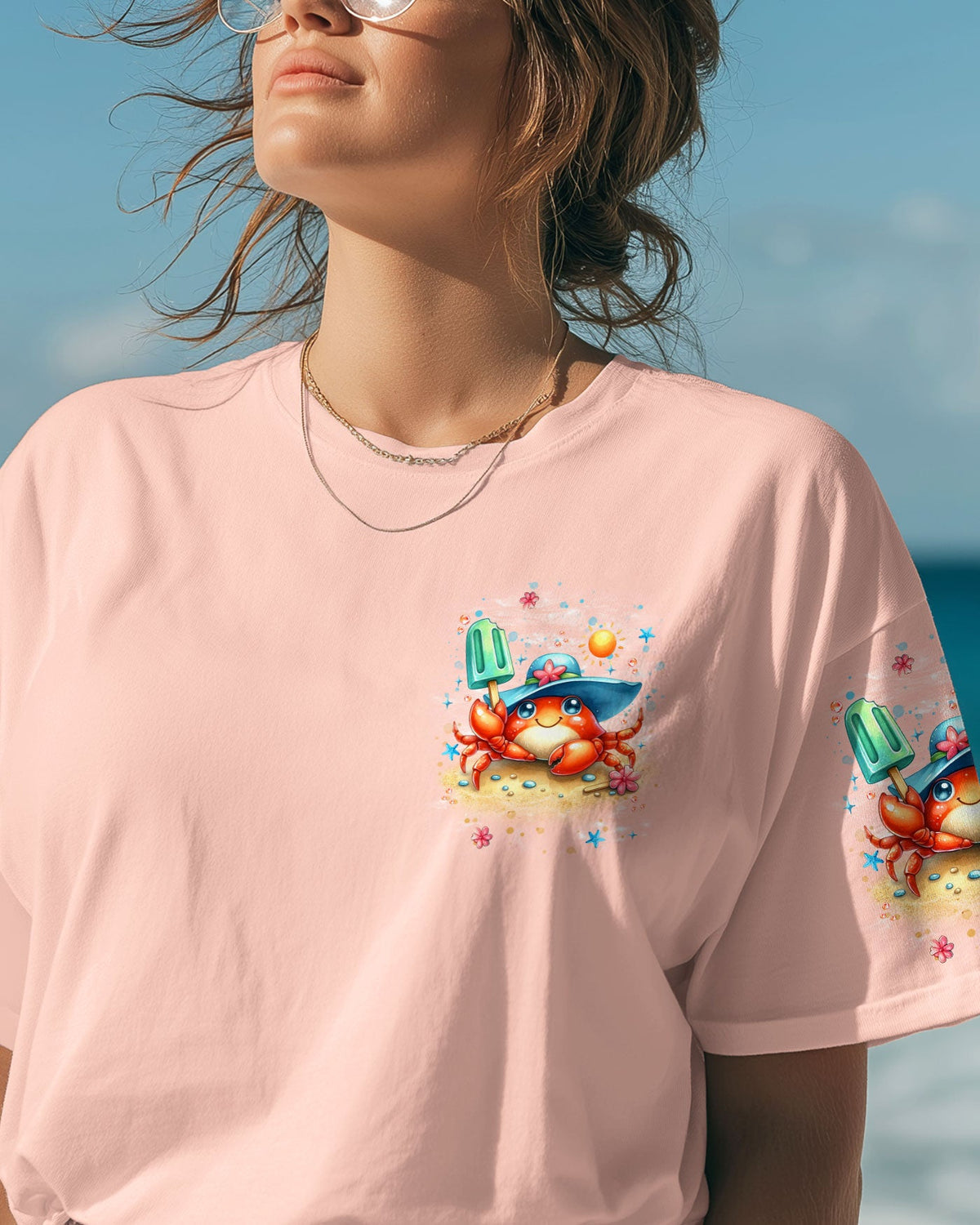 BLISSCORNERS IF CRABBY PLEASE RETURN TO BEACH ALL OVER PRINT