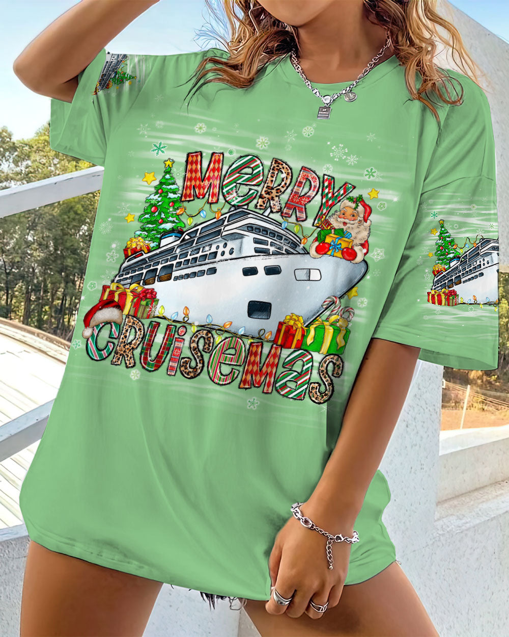 BLISSCORNERS MERRY CRUISEMAS CHRISTMAS ALL OVER PRINT