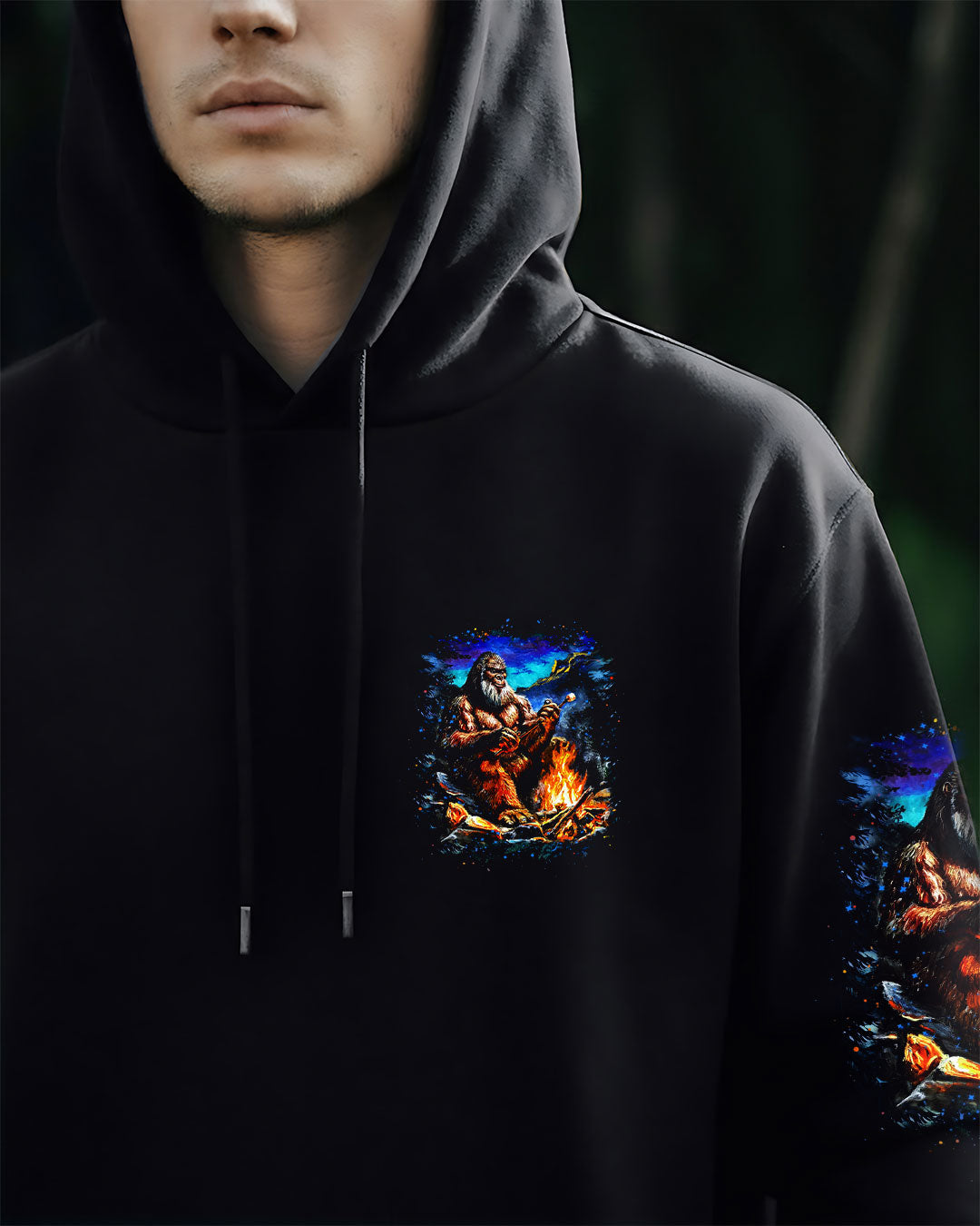 BLISSCORNERS MAKING MEMORIES ONE CAMPFIRE AT A TIME BIGFOOT ALL OVER PRINT