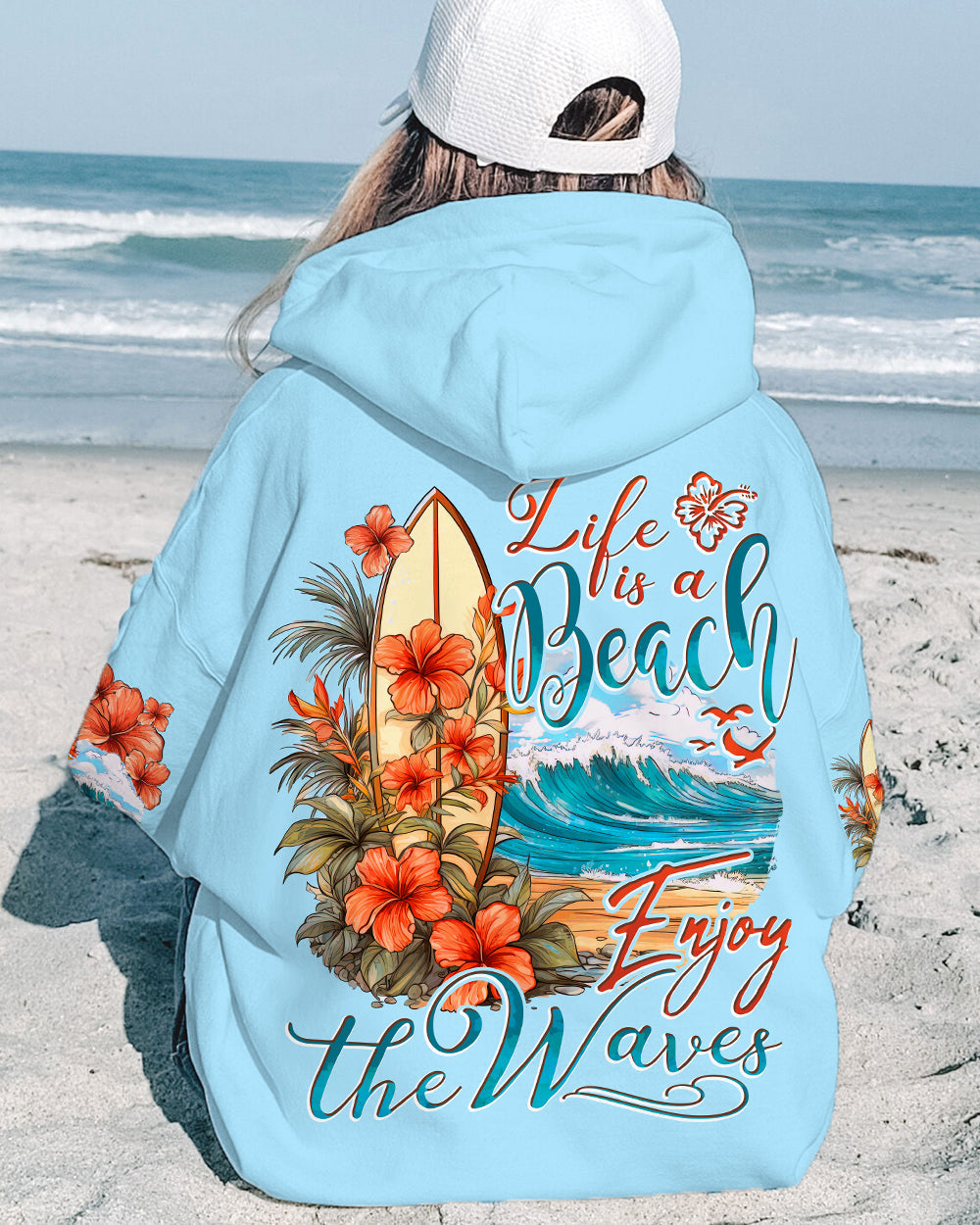 BLISSCORNERS ENJOY THE WAVES ALL OVER PRINT