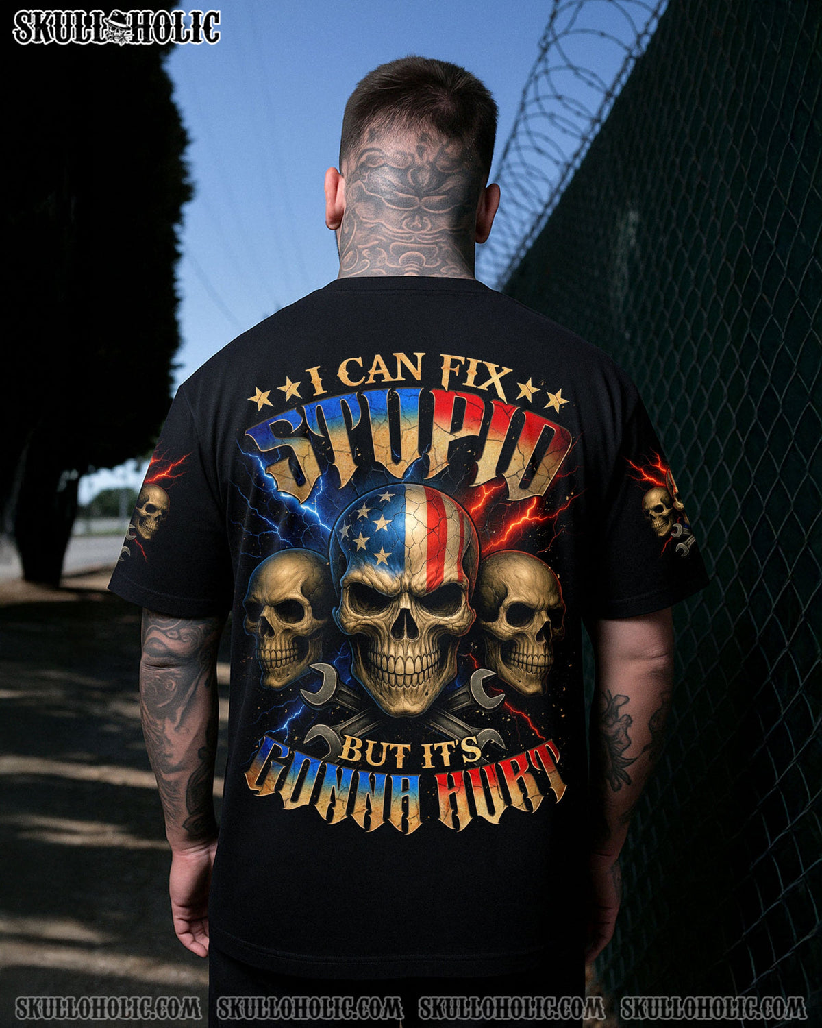BLISSCORNERS I CAN FIX STUPID BUT IT'S GONNA HURT ALL OVER PRINT