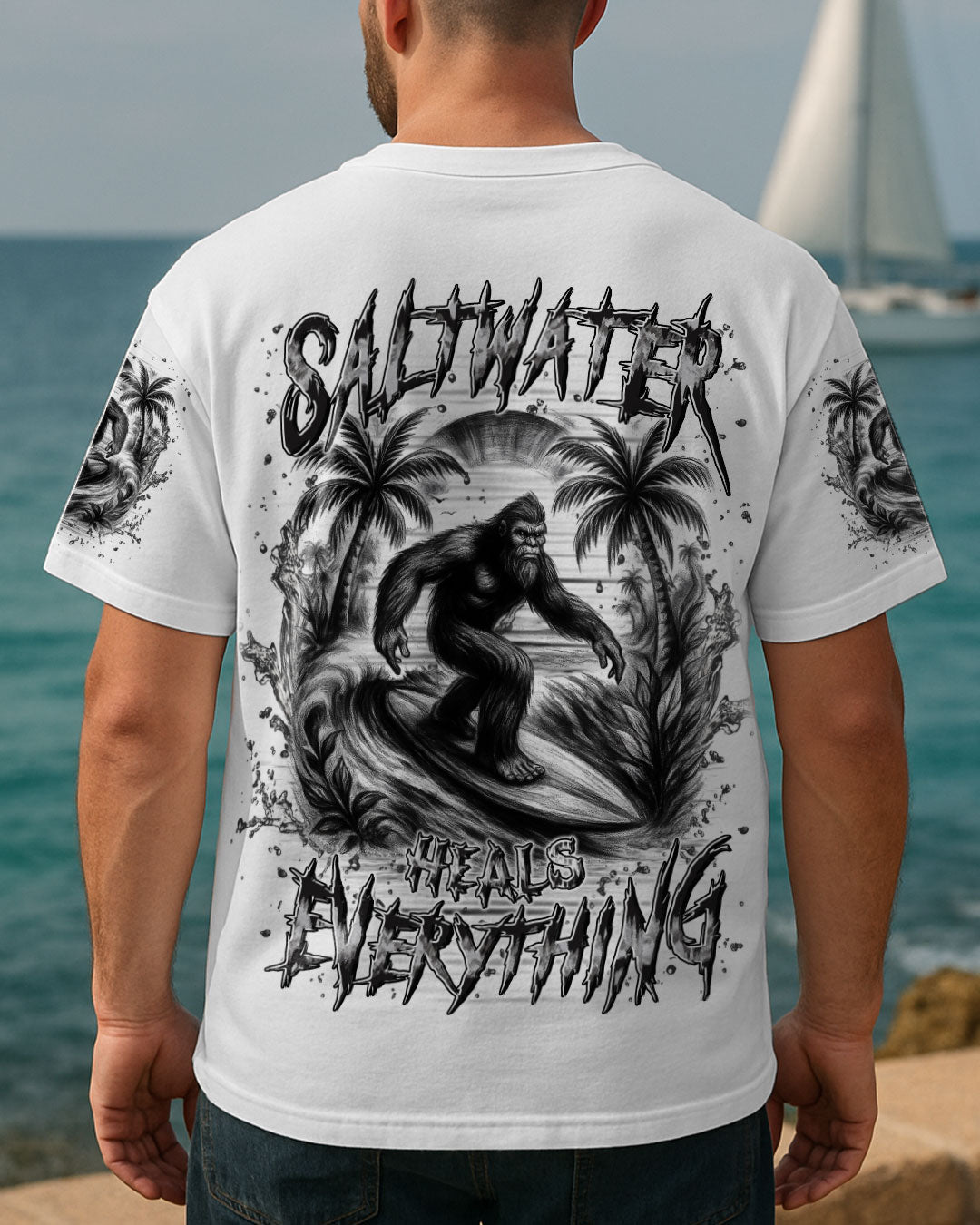 BLISSCORNERS SALTWATER HEALS EVERYTHING ALL OVER PRINT
