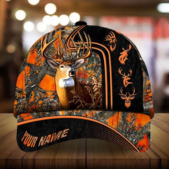 Blisscorners Camosneak Deer Hunting Safari Personalized Cap