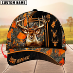 Blisscorners Beautiful Deer Hunting Version 2 Camouflage Pattern Multicolor Personalized Name 3D Cap