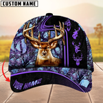 Blisscorners Beautiful Deer Hunting Version 2 Camouflage Pattern Multicolor Personalized Name 3D Cap