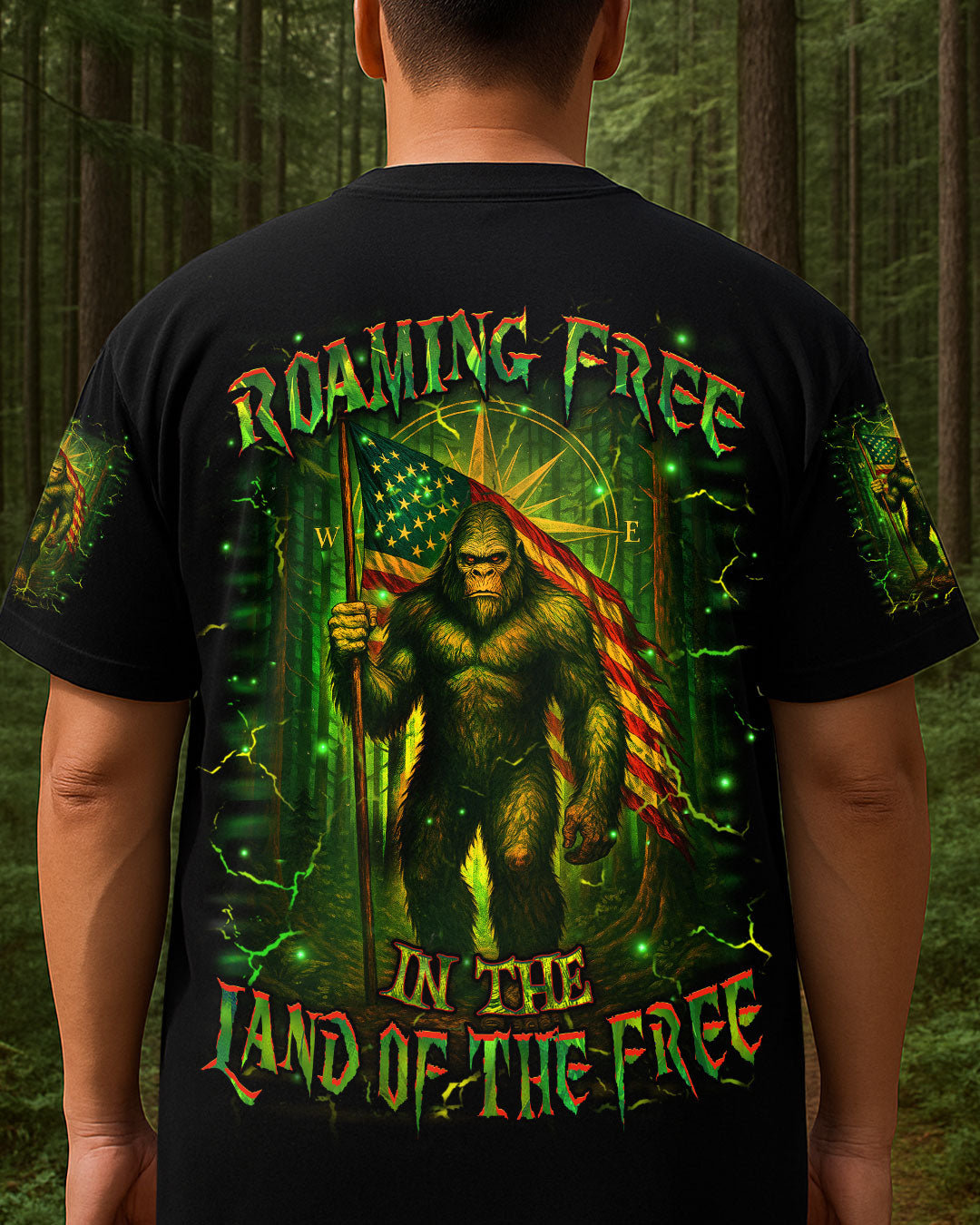 BLISSCORNERS ROAMING FREE IN THE LAND OF THE FREE ALL OVER PRINT