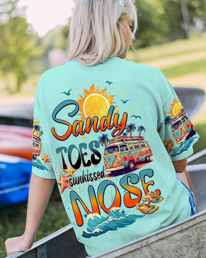 BLISSCORNERS SANDY TOES SUNKISSED NOSE ALL OVER PRINT