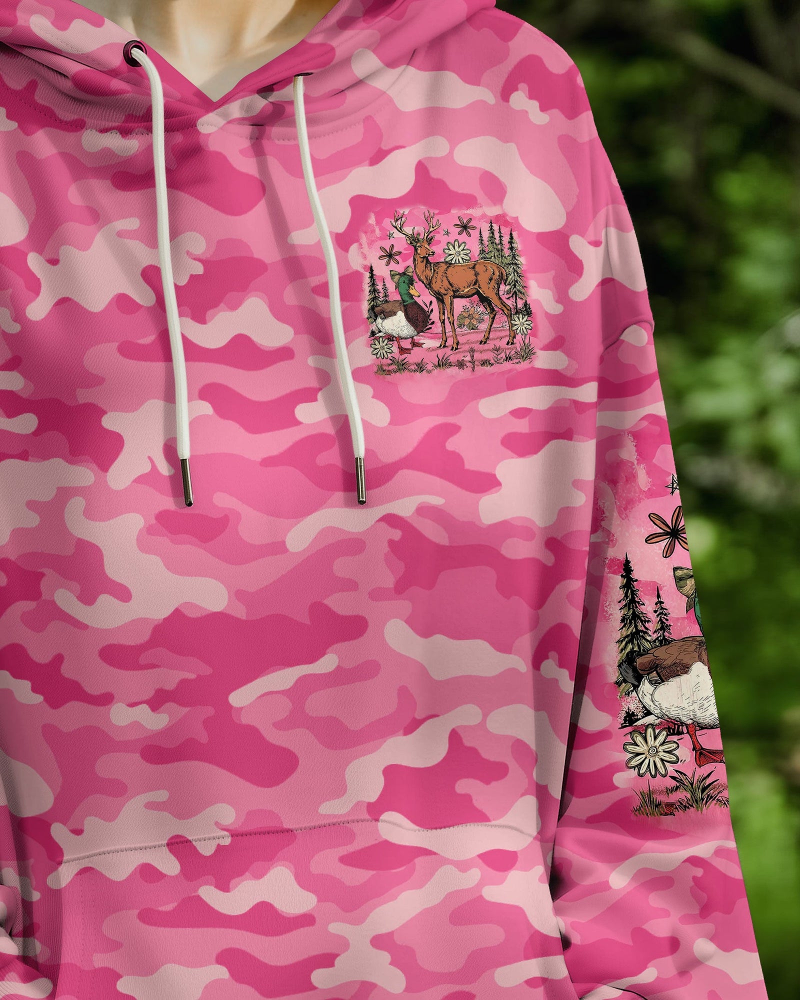 BLISSCORNERS PRETTY IN PINK HUNTING CAMO ALL OVER PRINT -  TLTR2209253