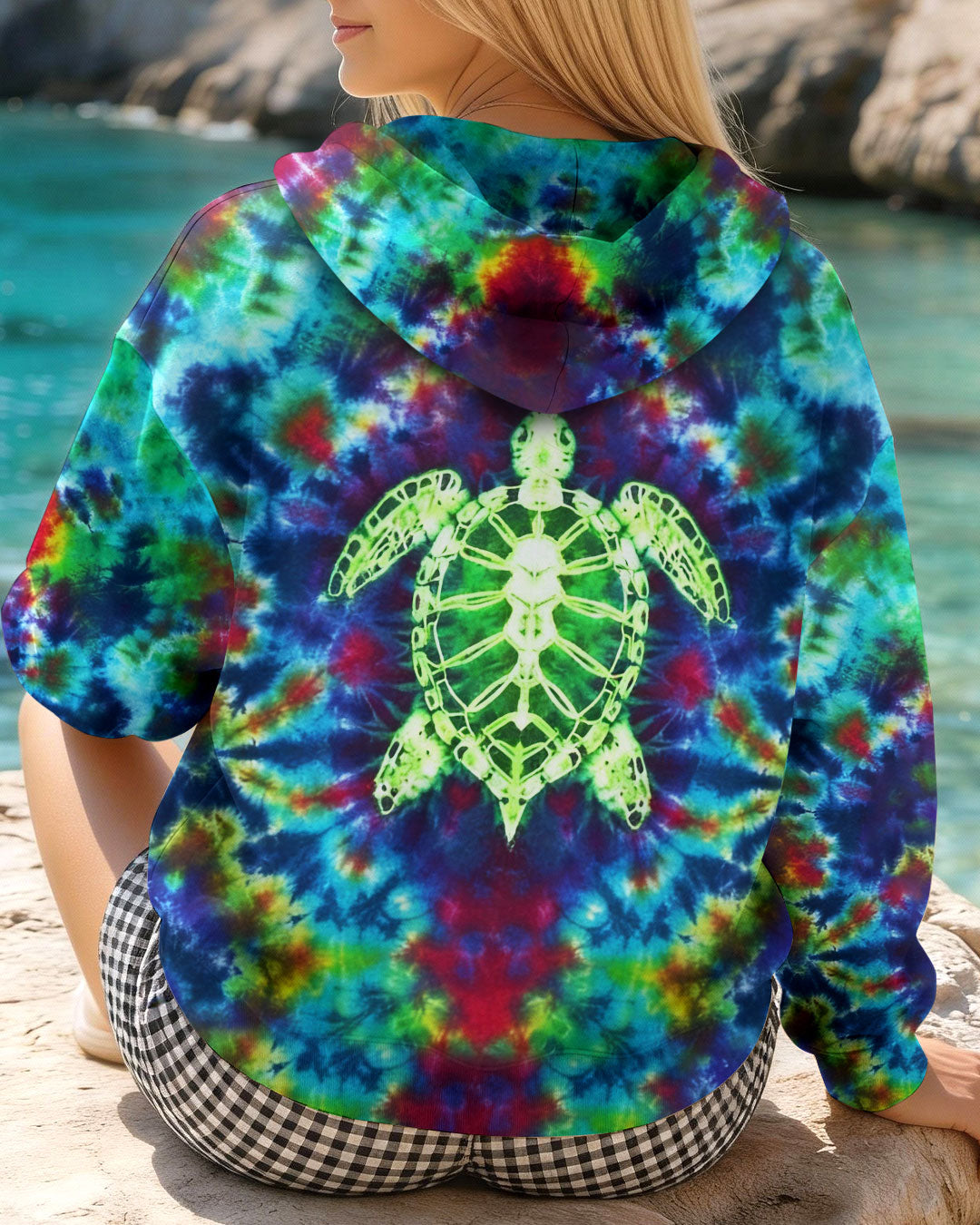 BLISSCORNERS TIE DYE TURTLE ALL OVER PRINT