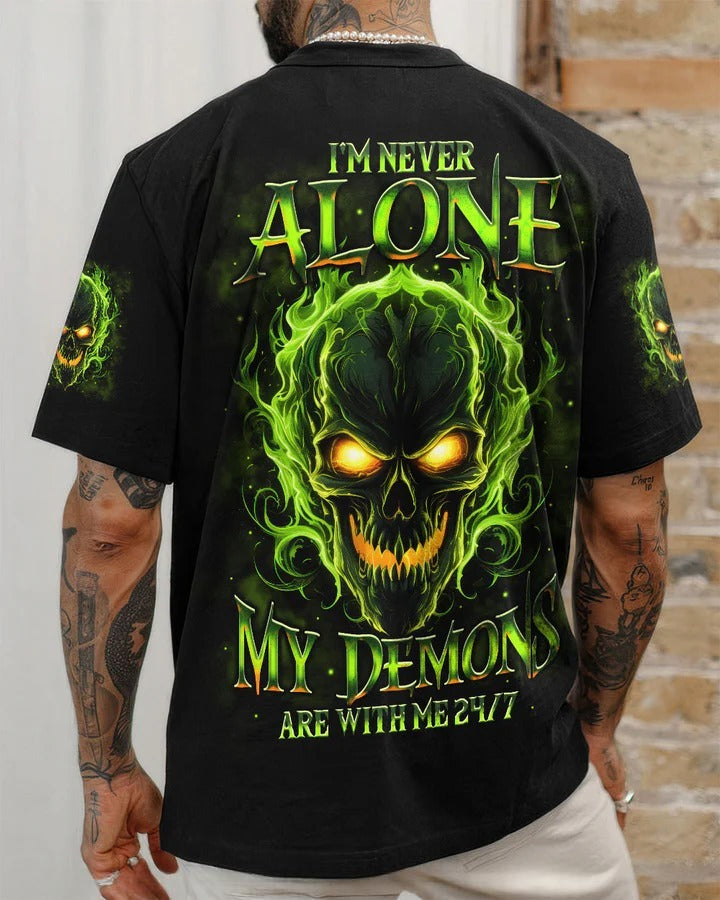 BLISSCORNERS I'M NEVER ALONE SKULL DEMON ALL OVER PRINT 3