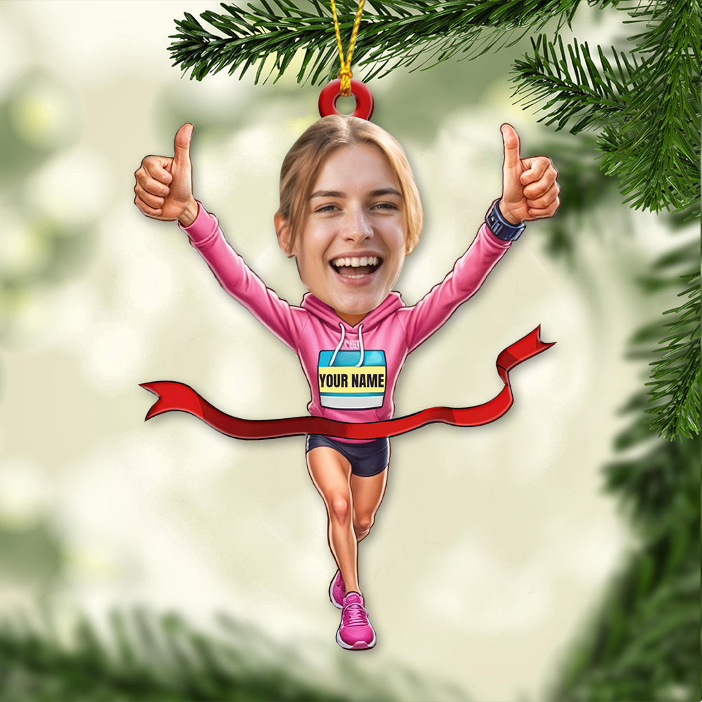 Blisscorners Running Lover, Home Decor, Christmas Ornament2D Flat LM2111