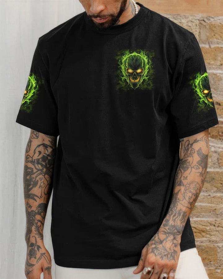 BLISSCORNERS I'M NEVER ALONE SKULL DEMON ALL OVER PRINT 3